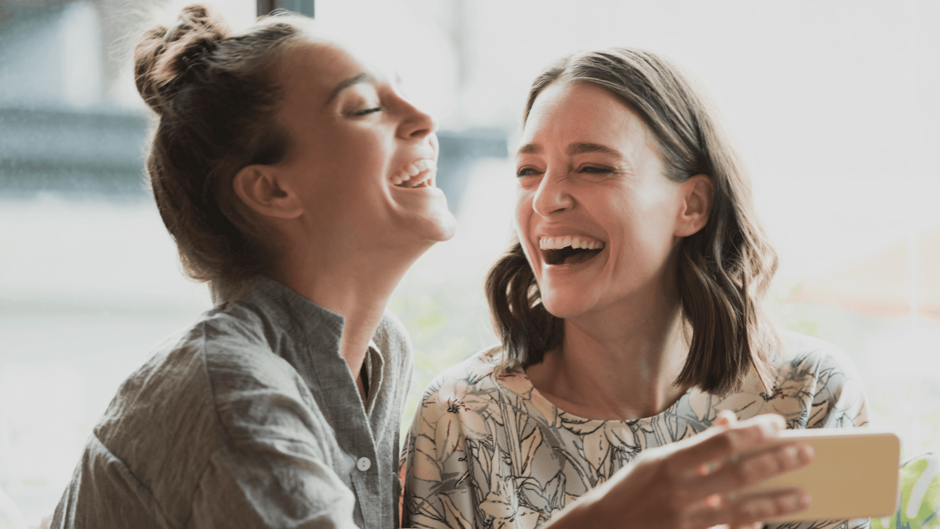 Women laughing X